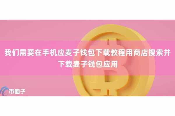 我们需要在手机应麦子钱包下载教程用商店搜索并下载麦子钱包应用